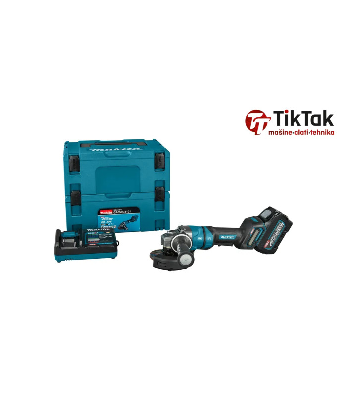 XGT Makita 40V - Akumulatorska kutna brusilica GA050GT101