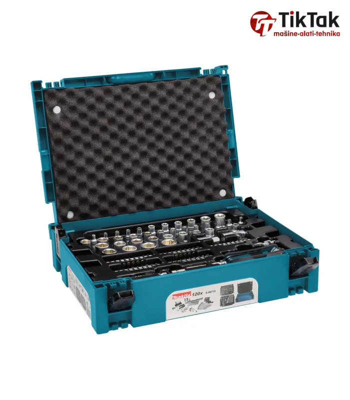 Makita - 120-dijelni set nasadnih ključeva i bitova u Makpac kofe