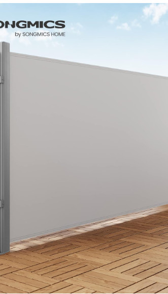 Stub za tendu za montažu na pod, 11,5x11,5x152 cm, sivi A18-034