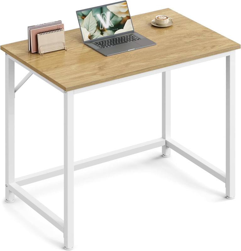 Kompjuterski stol 80 x 50 x 76 cm, sv. hrast i bijela A19-0201