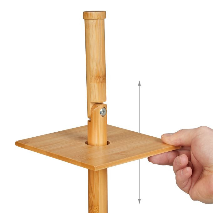Držač toalet papira od bambusa za 5 rola, 72 x 20 x 15  A12-02