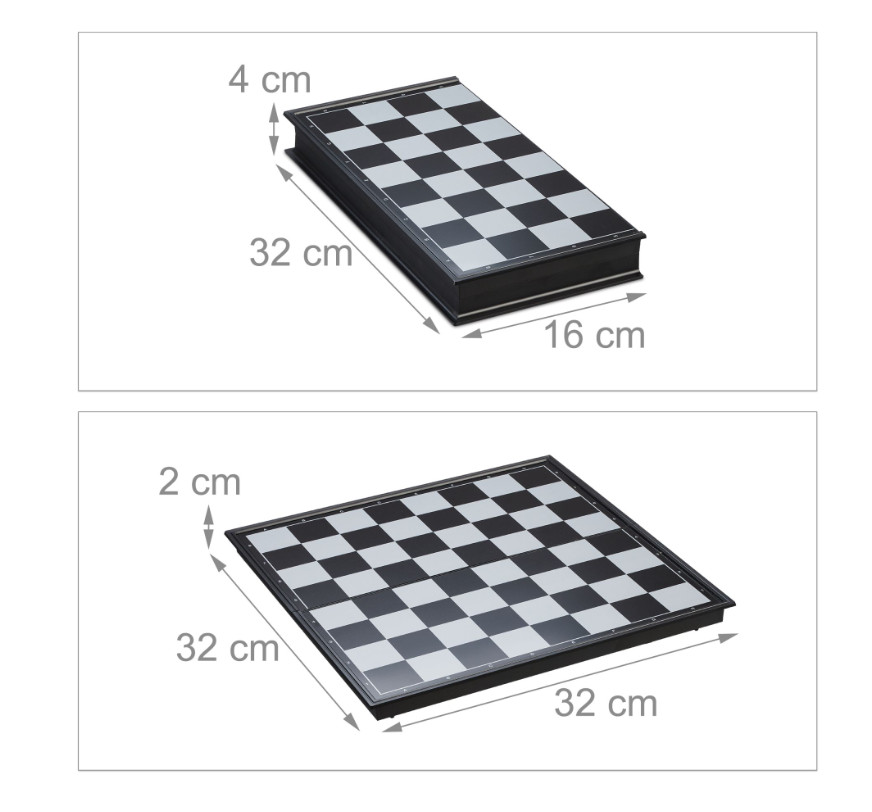 Magnetni šahovski set 3 u 1 A19-0579