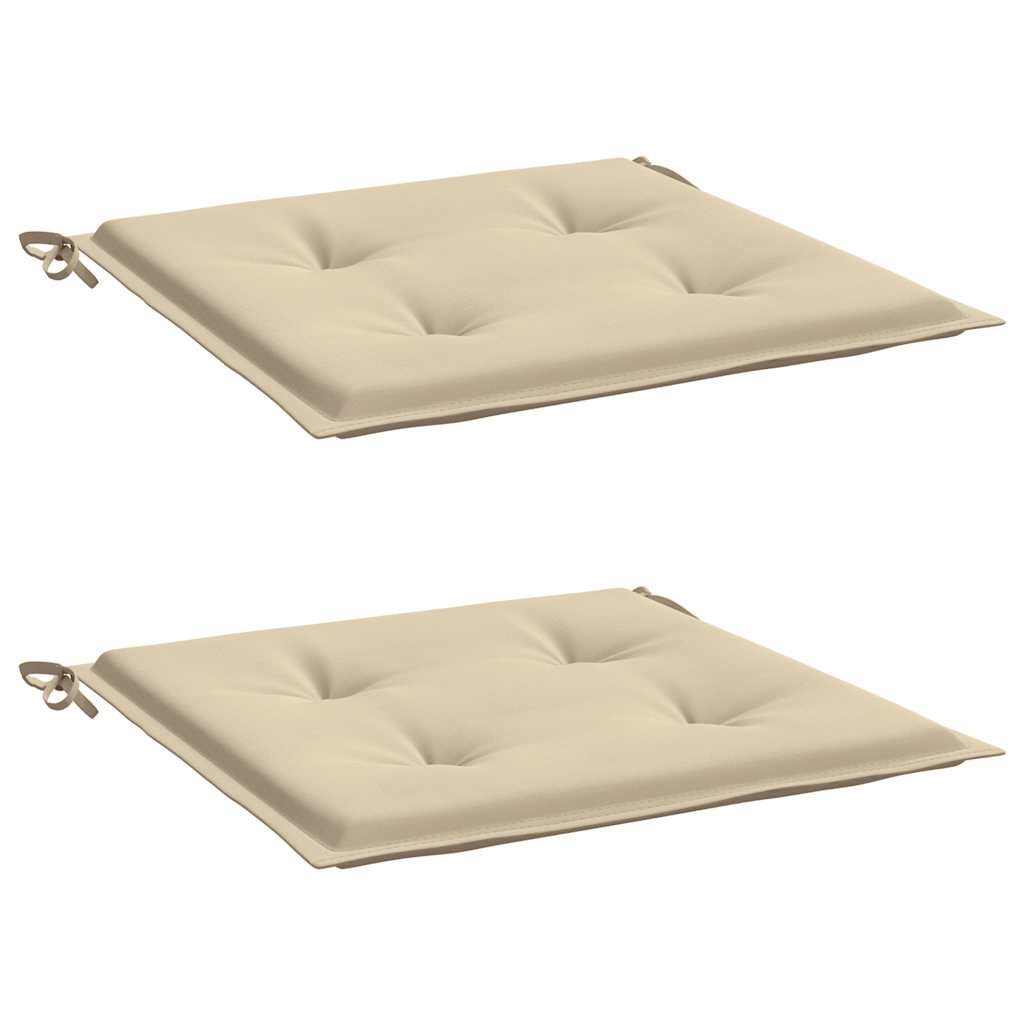 Set od 2 jastuka za stolicu, bež 49,7 x 49,7 x 3,2 cm A10-0193