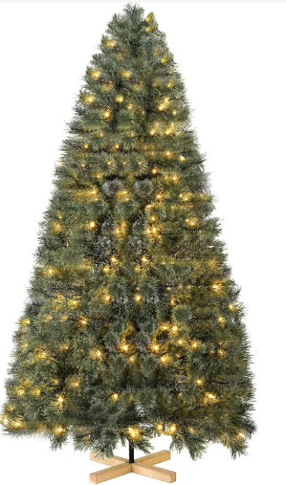 Umjetno božićno drvce, 210 cm, jela s lampicama A6-0346