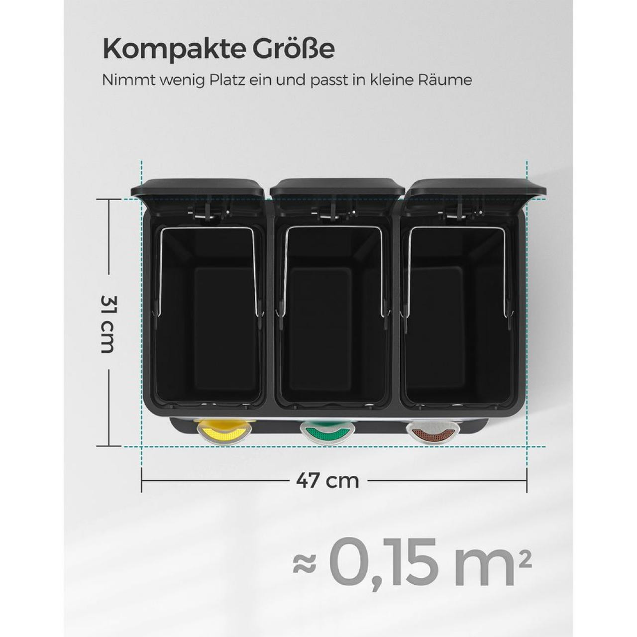 Kanta za smeće 24 litara (3 x 8 L)