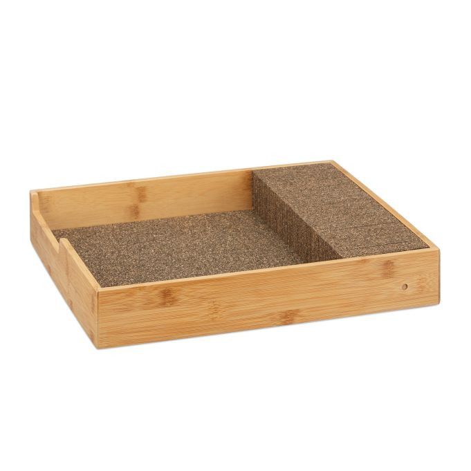 Organizator za noževe od bambusa, 6.5 x 38 x 33.5 cm A12-0413