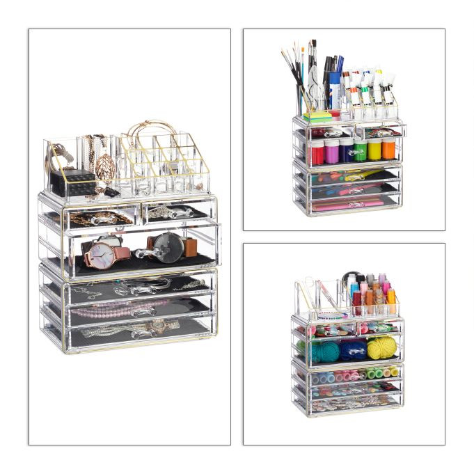 Kozmetički organizator sa 6 ladica, 29 x 23,5 x 14 cm A12-0805