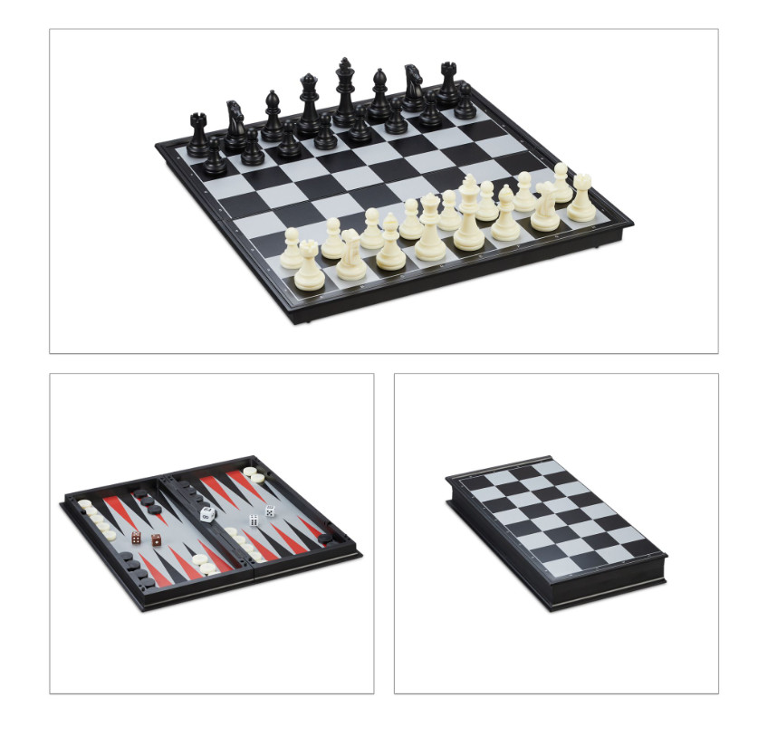 Magnetni šahovski set 3 u 1 A19-0579