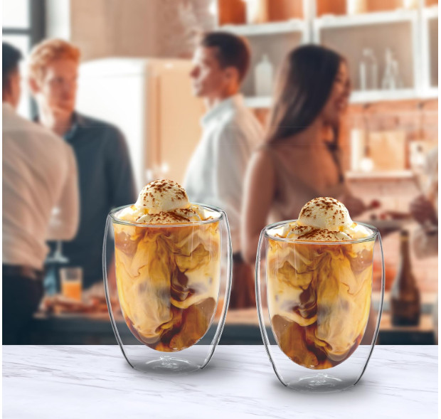 Čaše za Latte Macchiato, set od 6, s dvostrukim stijenk A19-00