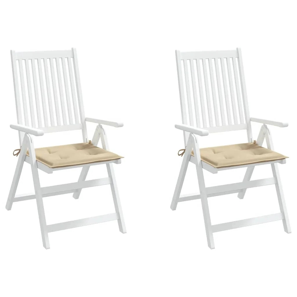 Set od 2 jastuka za stolicu, bež 49,7 x 49,7 x 3,2 cm A10-0193