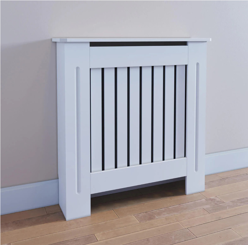 Poklopac za radijator, MDF, bijeli,  78x19x81,5 cm A17-0165