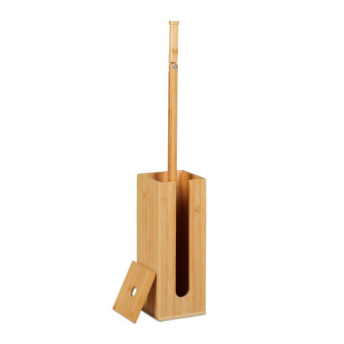 Držač toalet papira od bambusa za 5 rola, 72 x 20 x 15  A12-02