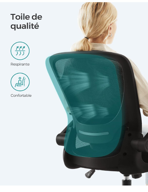 Ergonomska kancelarijska stolica od platna A19-0969
