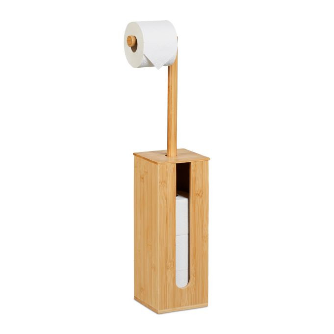 Držač toalet papira od bambusa za 5 rola, 72 x 20 x 15  A12-02