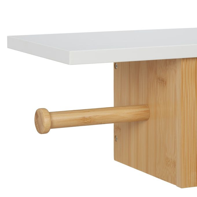 Moderan držač toalet papira od bambusa, 17 x 50 x 18 cm A12-03