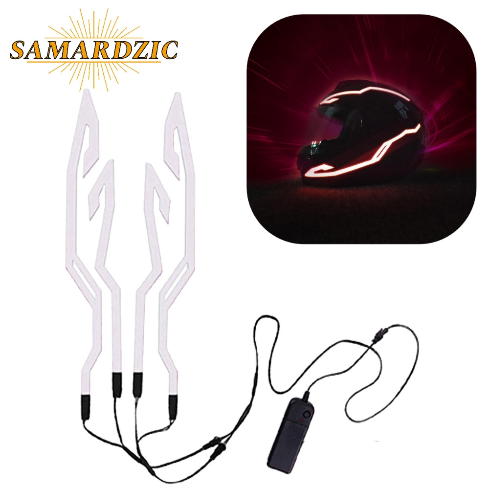 Bijele LED trake za moto kacigu motor skuter atv