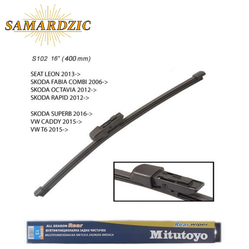 Mitutoyo zadnji brisaci za Seat Skoda VW 400mm