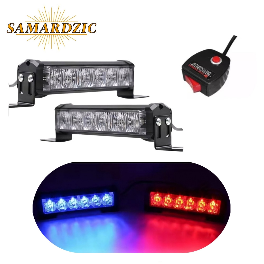 Federalni LED blinker rotacija Crveno/Plavo