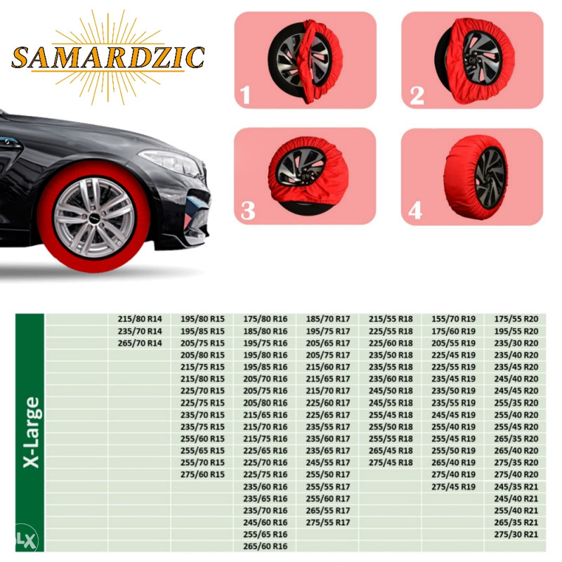Carape - lanci za snijeg XL velicina