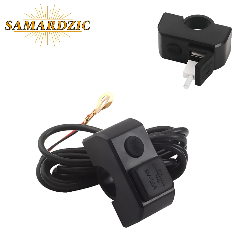 Usb punjac za motor atv qvad skuter 3.0A 12-24v prekidac za motor