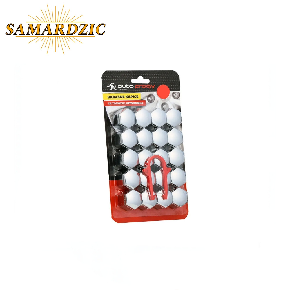 Hrom cepovi / kapice za sarafe na felgama 19mm 20KOM