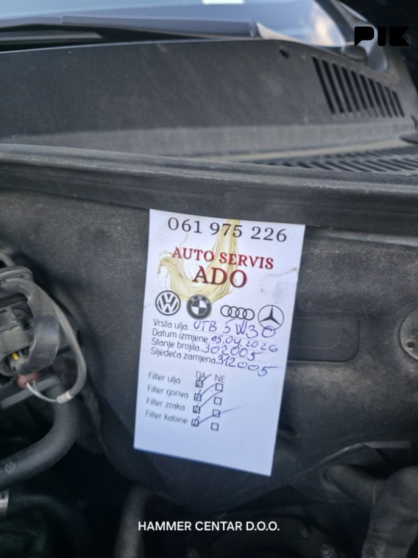 TOUAREG 7P 3.0 4X4 DSG NIJE ZRAK ZAMJENA