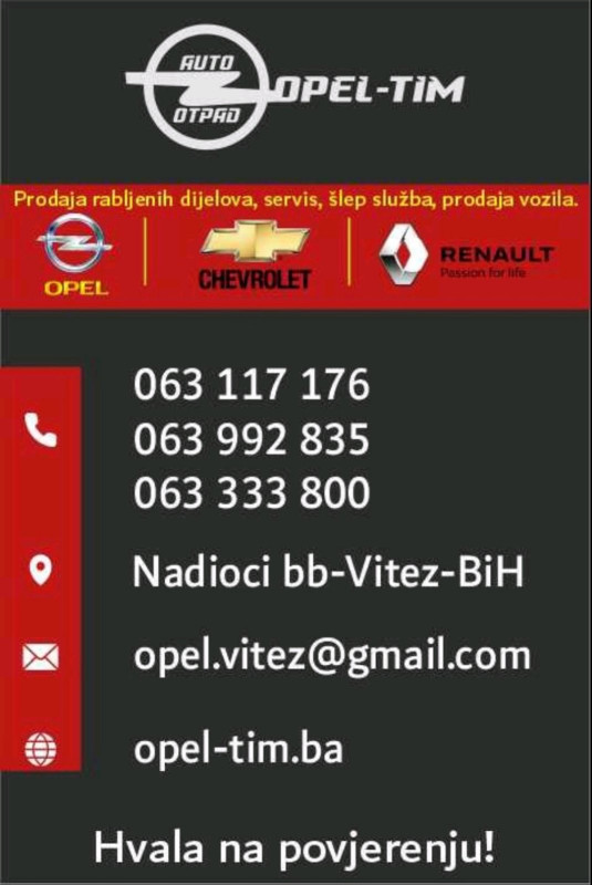 Auto otpad opel tim vitez