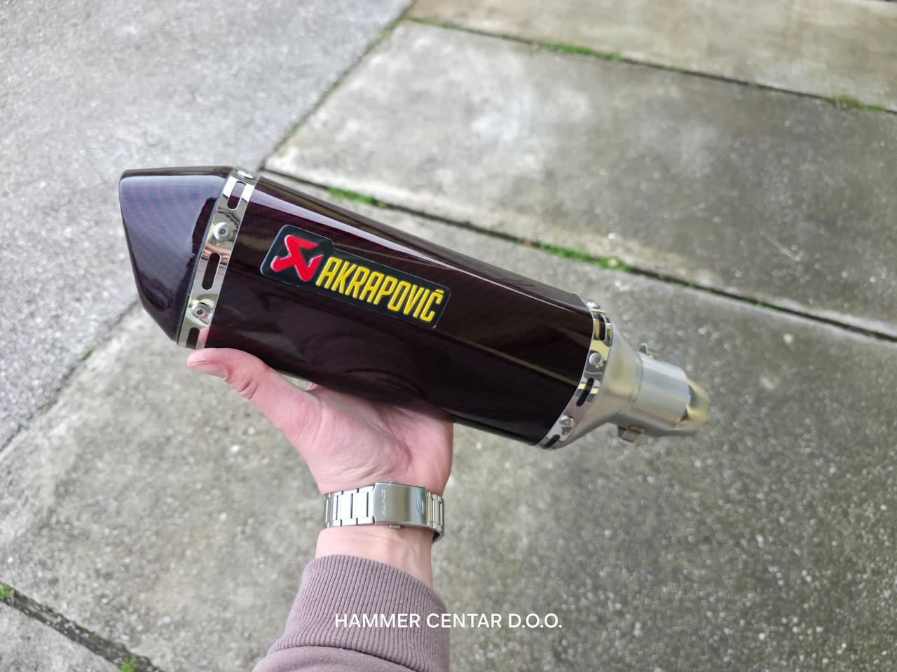 AKRAPOVIC AUSPUH ZA MOTOR SKUTER 2T 4T TOP
