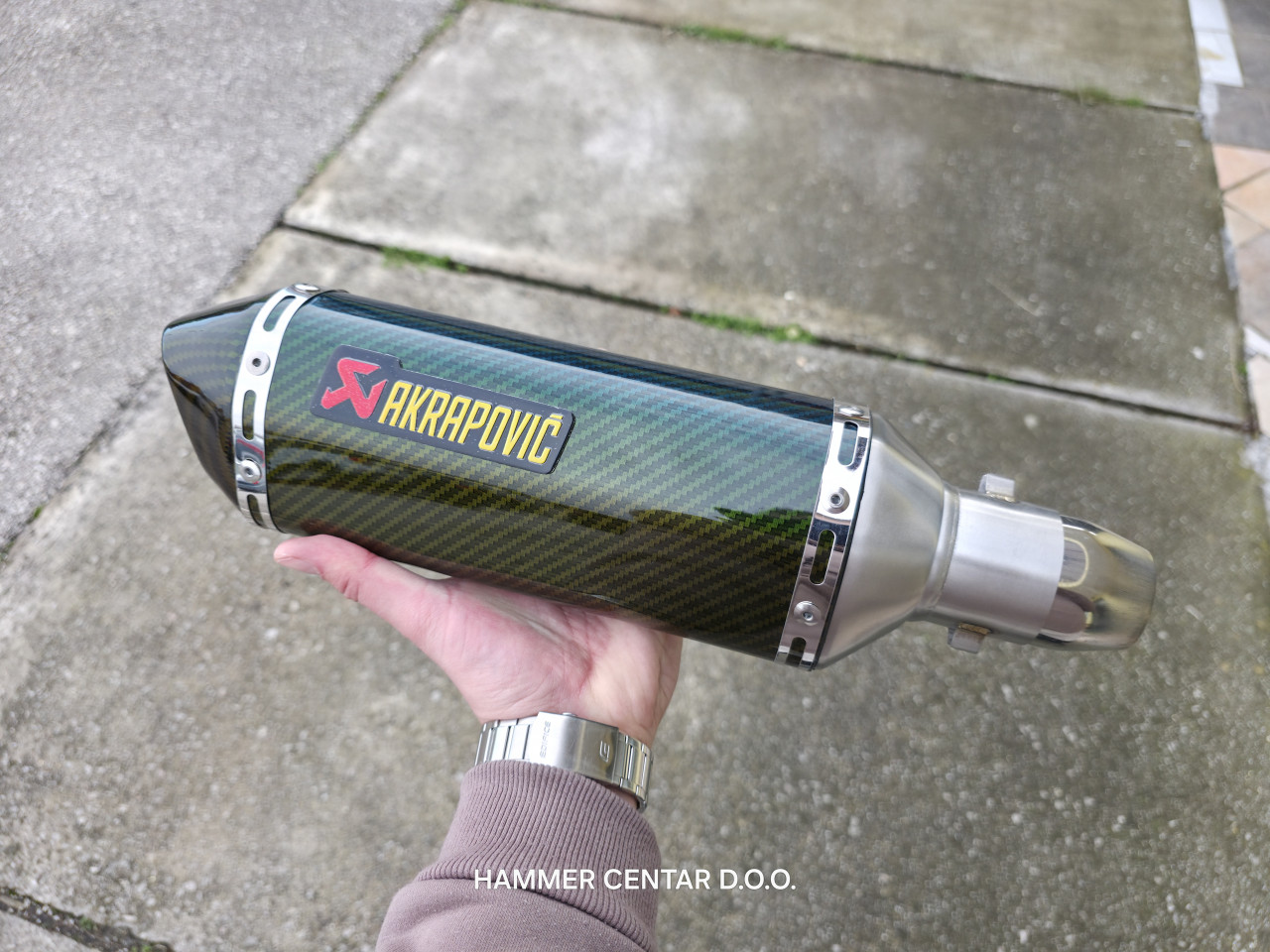 AKRAPOVIC AUSPUH ZA MOTOR SKUTER 2T 4T TOP