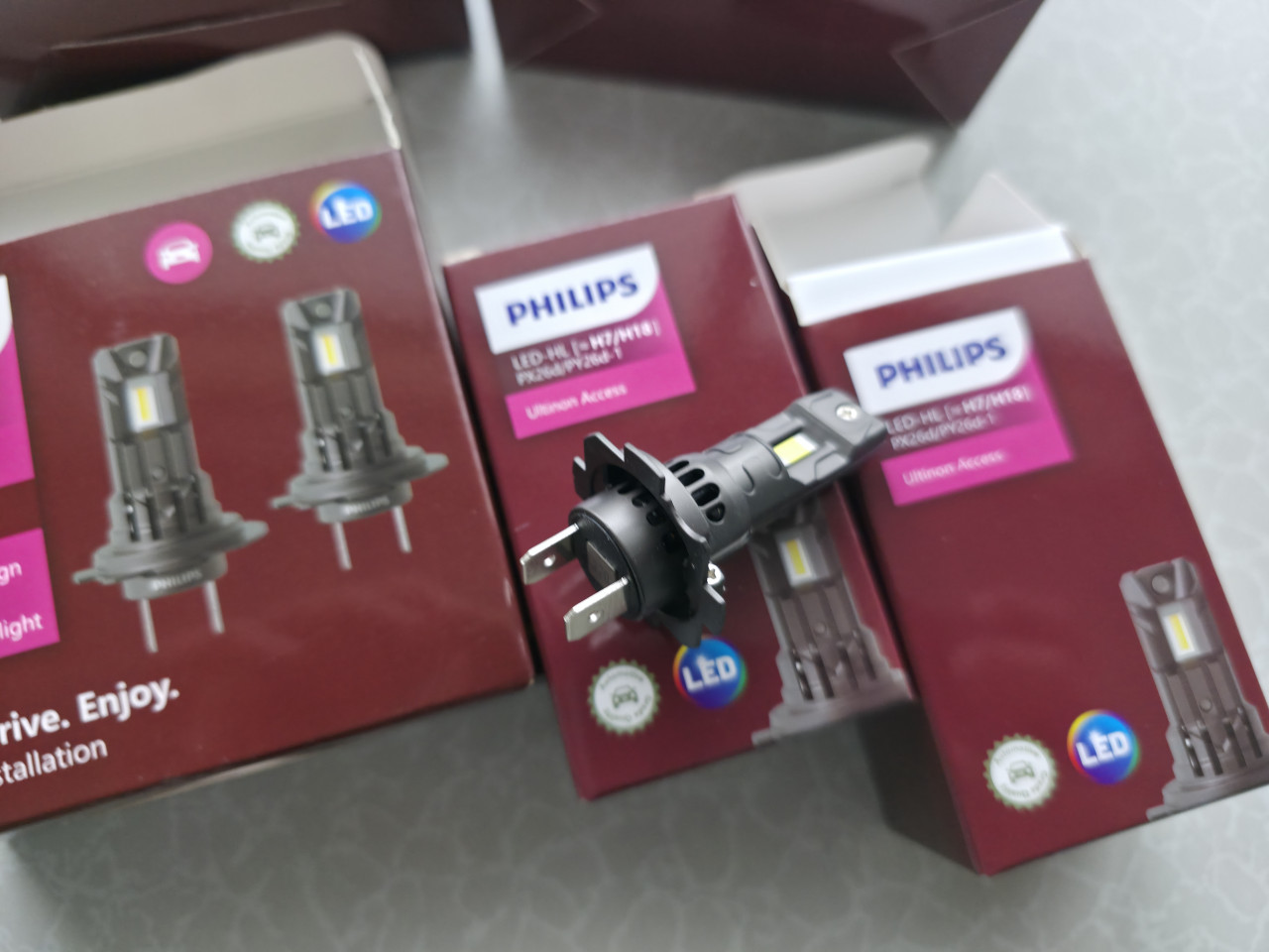 H7 PHILIPS LED SIJALICE MINI SA VENTILATOROM