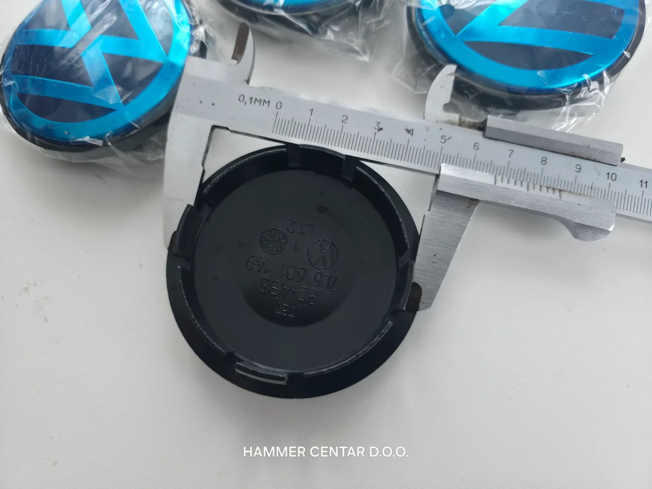 VW ČEPOVI ZA FELGE 75MM