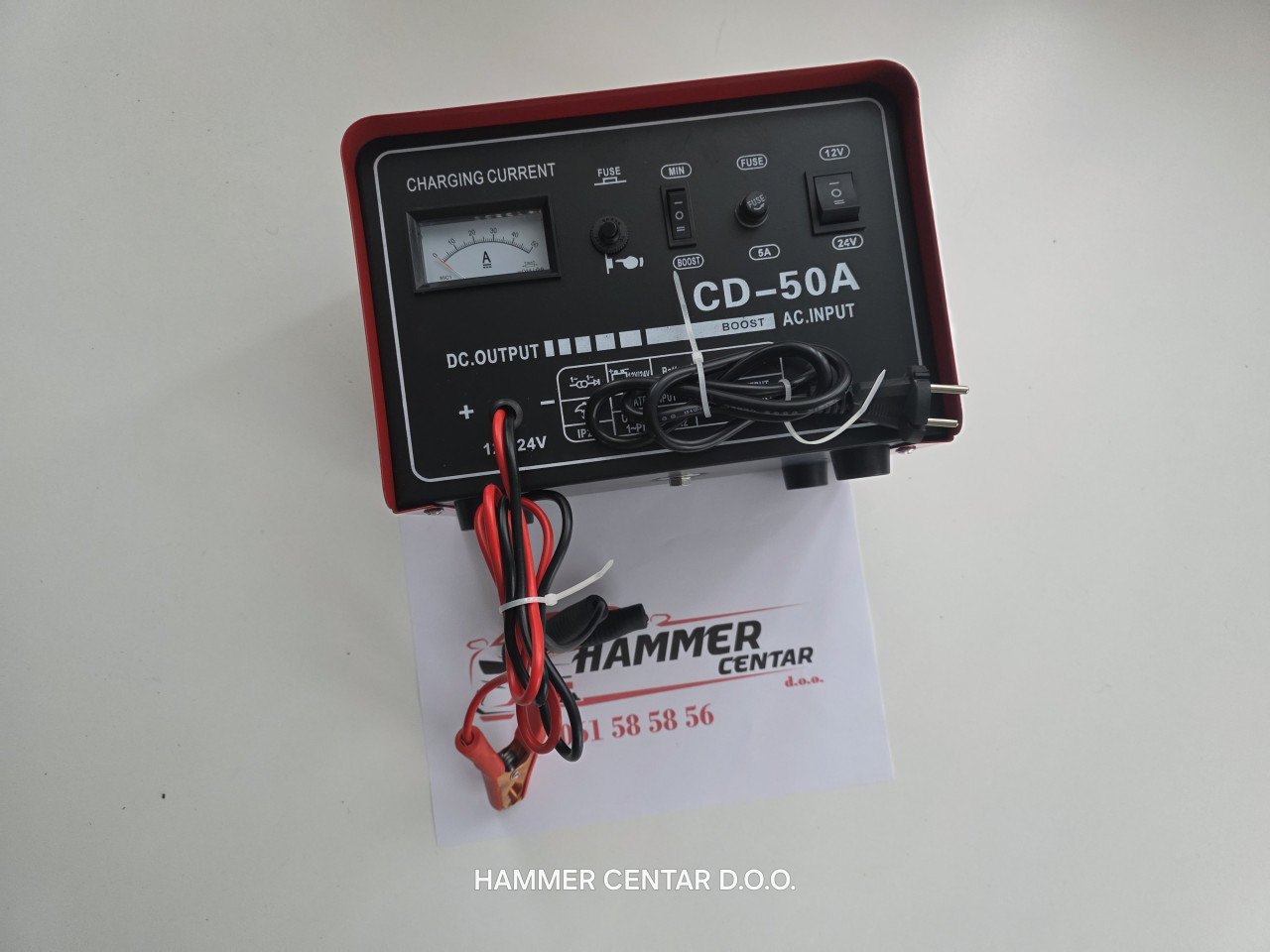 ISPRAVLJAČ PUNJAC ZA AKUMULATOR AUTO KAMION 12 24V 50A