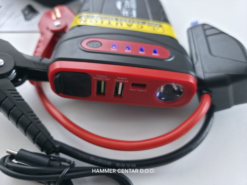 BOOSTER STARTER ZA AUTO MOTOR MOTICIKL JUMPER