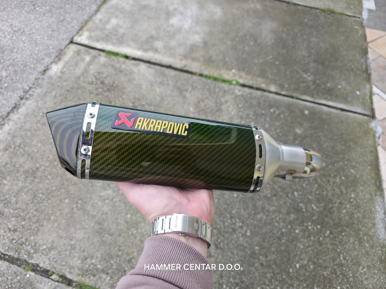 AKRAPOVIC AUSPUH ZA MOTOR SKUTER 2T 4T TOP