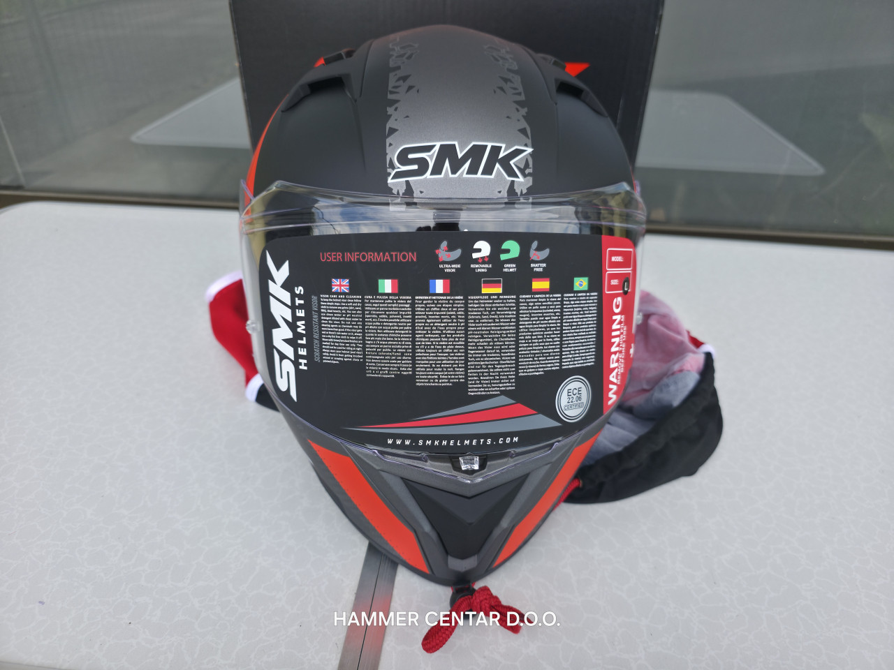 SMK KACIGA ZA MOTOR SKUTER QUAD M L VELICINA