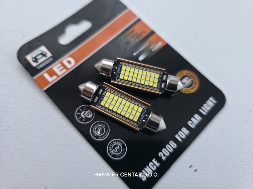 41MM LED SIJALICE ZA UNUTRASNJE OSVJETLJENJE