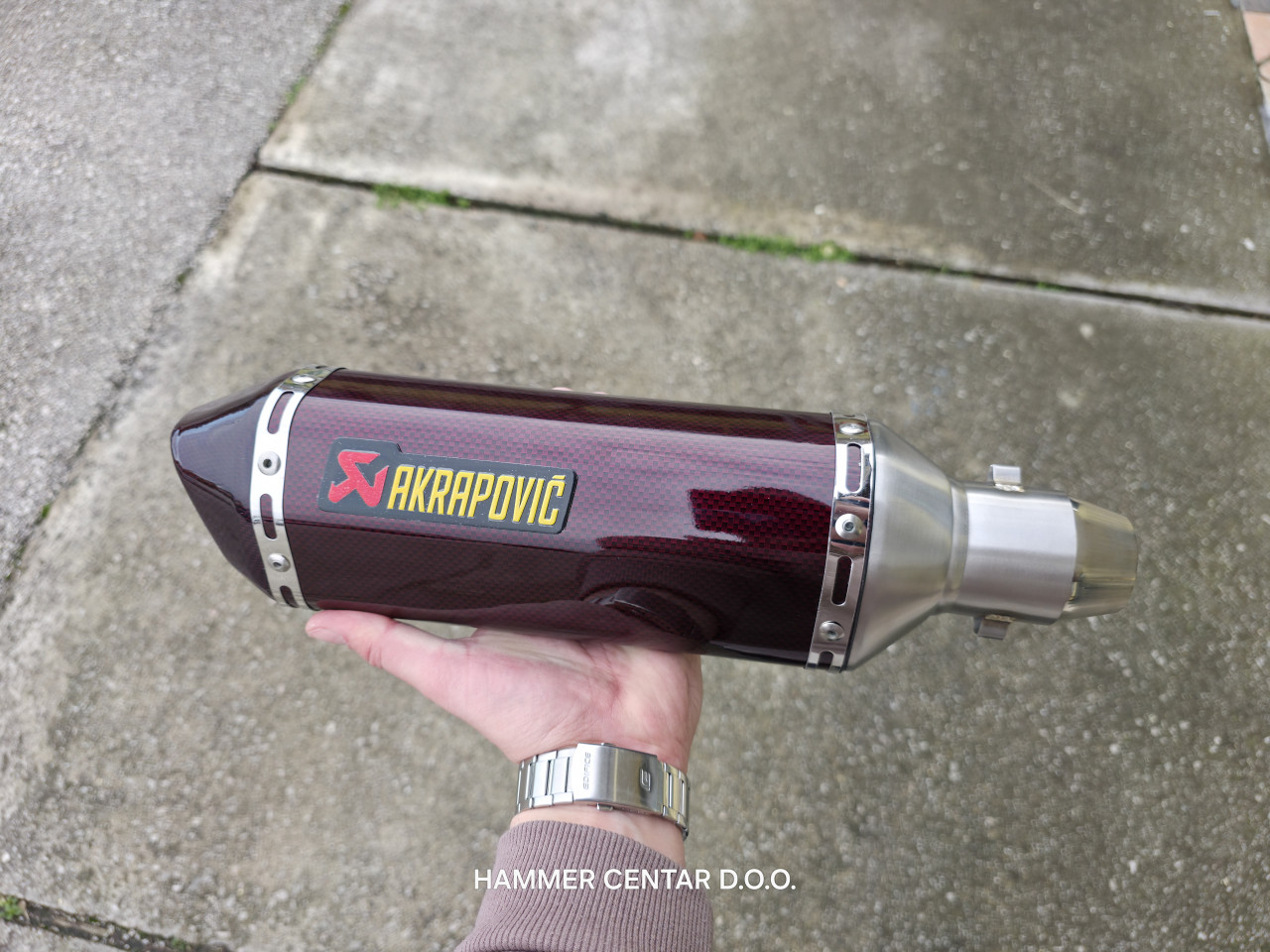 AKRAPOVIC AUSPUH ZA MOTOR SKUTER 2T 4T TOP