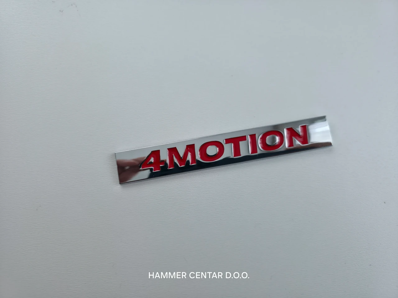4 MOTION ZNAK STIKER NALJEPNICA ZADNJI ZNAK ZNAKOVI VW