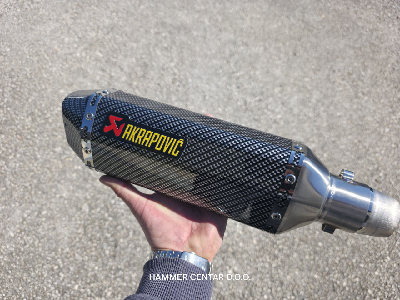 AKRAPOVIC AUSPUH ZA MOTOR SKUTER 2T 4T TOP