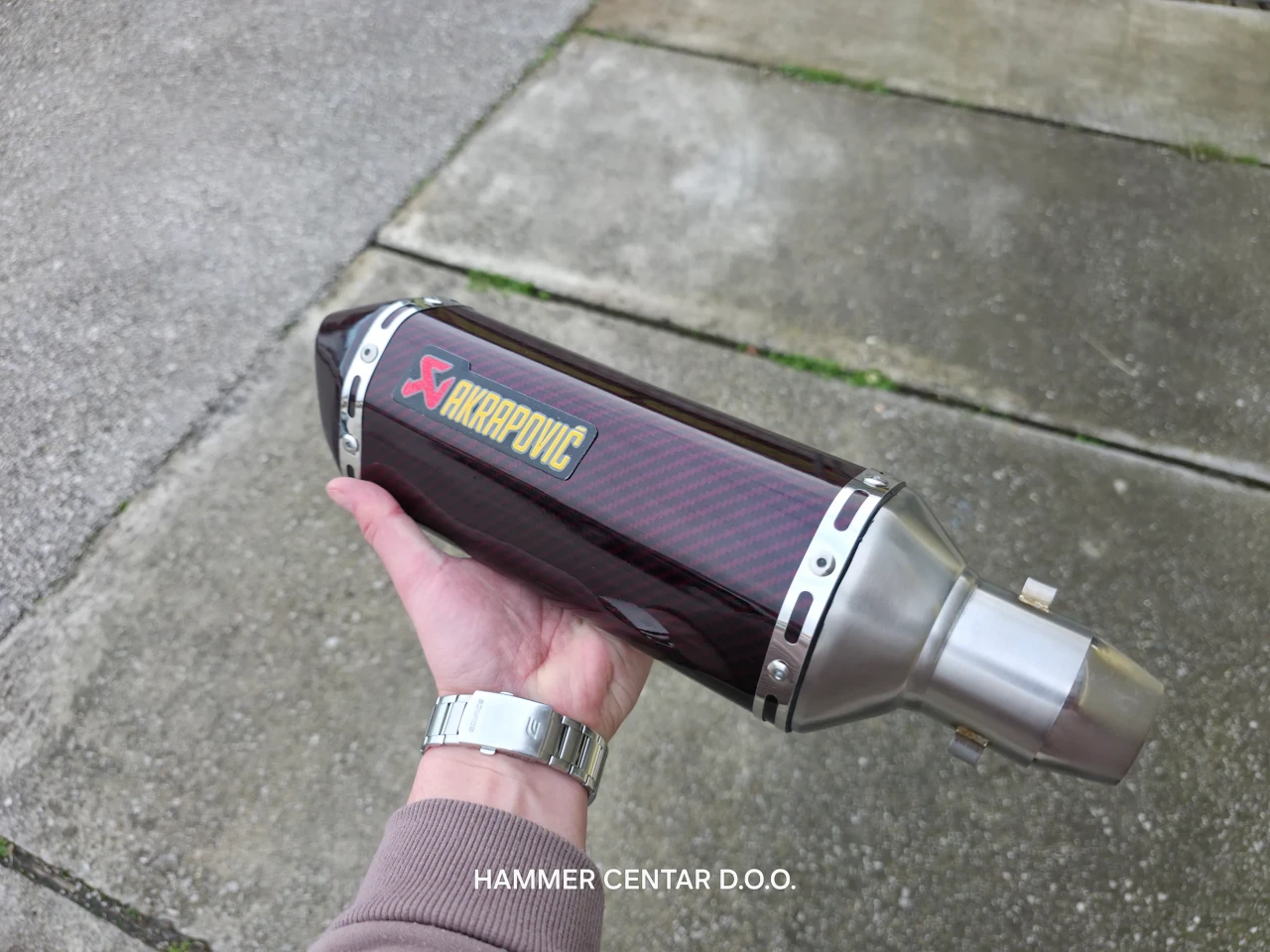AKRAPOVIC AUSPUH ZA MOTOR SKUTER 2T 4T TOP