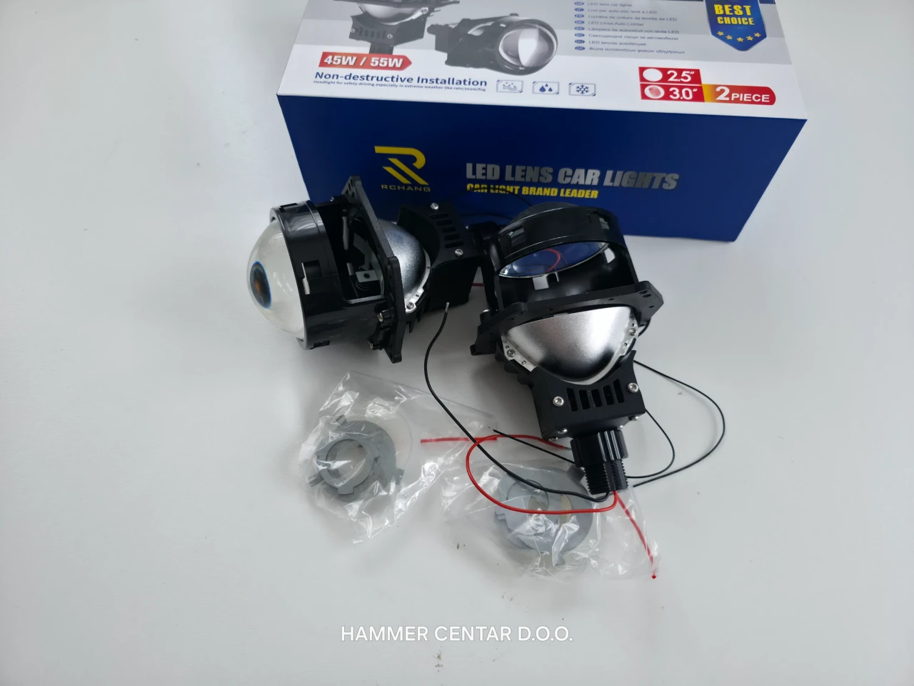 BI LED SOCIVA 3" PROJEKTORI LEĆA BI XENON LED