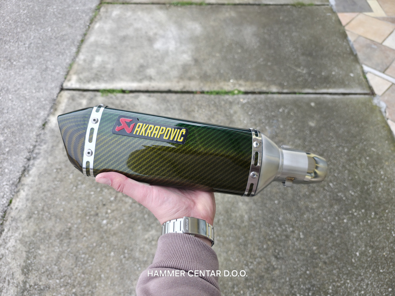 AKRAPOVIC AUSPUH ZA MOTOR SKUTER 2T 4T TOP