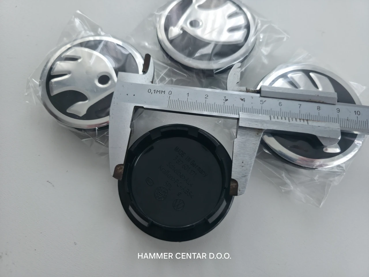 ŠKODA ČEPOVI ZA FELGU FELGE 65MM