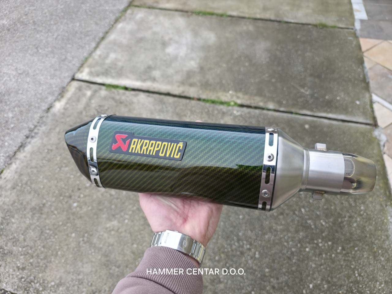AKRAPOVIC AUSPUH ZA MOTOR SKUTER 2T 4T TOP
