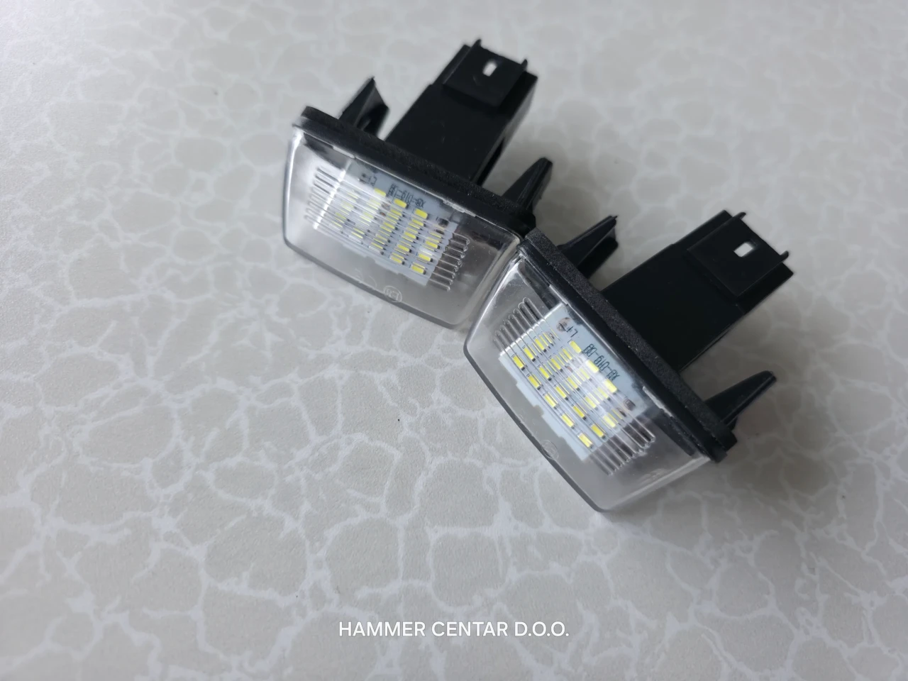 PEUGEOT 206 207 307 308 406 407 LED OSVJETLJENJE TABLICE