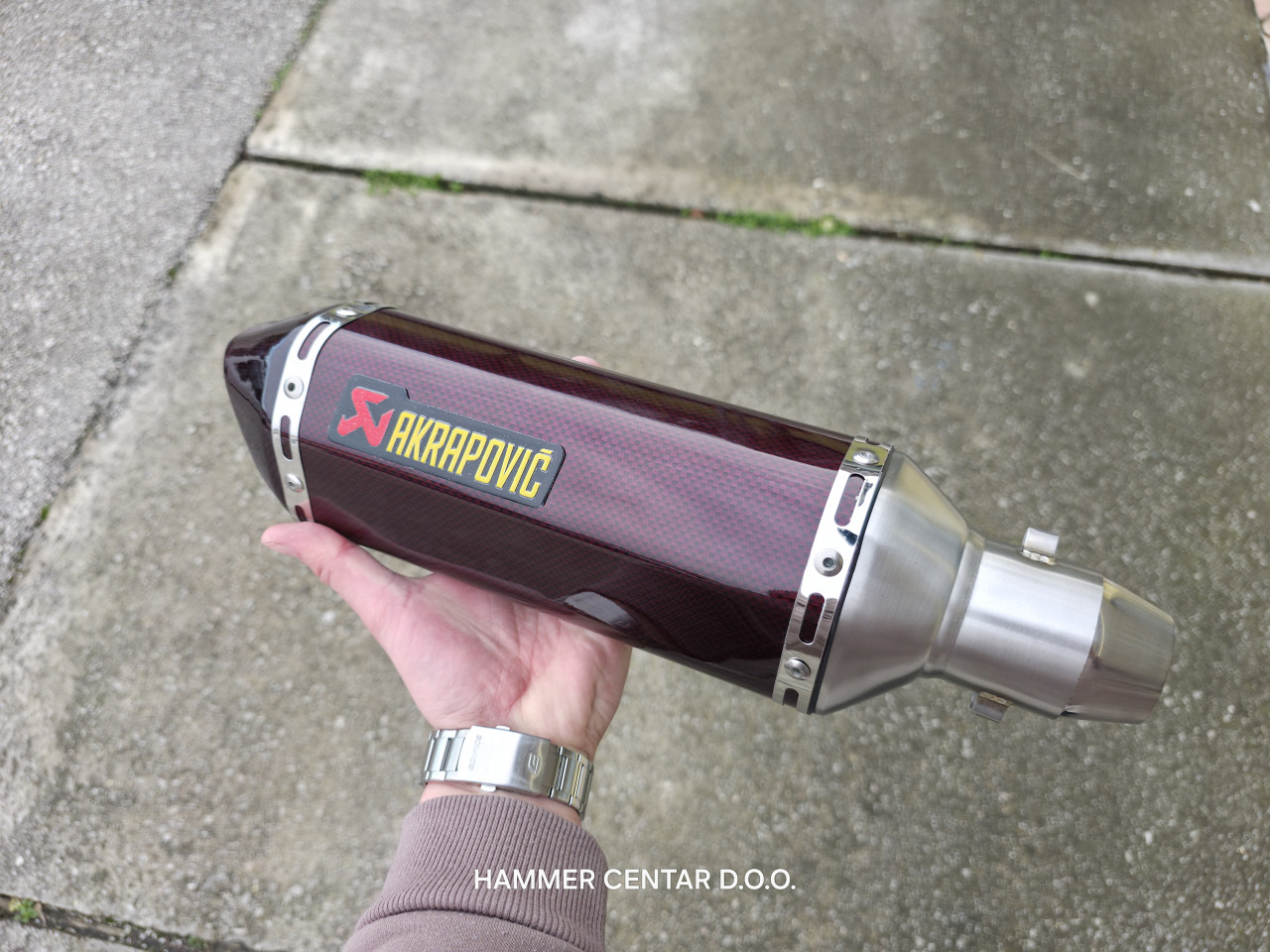 AKRAPOVIC AUSPUH ZA MOTOR SKUTER 2T 4T TOP
