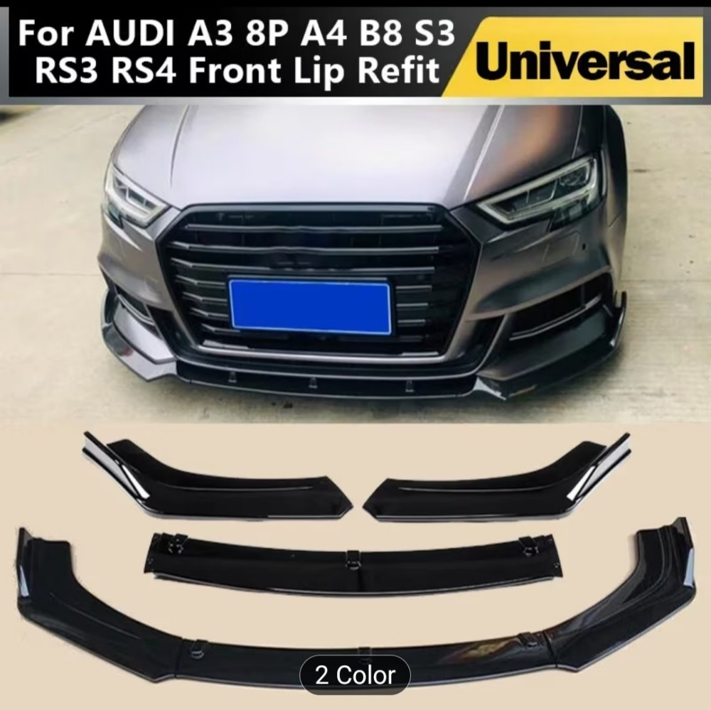 A3 A4 B8 B8.5 8P PREDNJI SPOJLER LIP TUNING