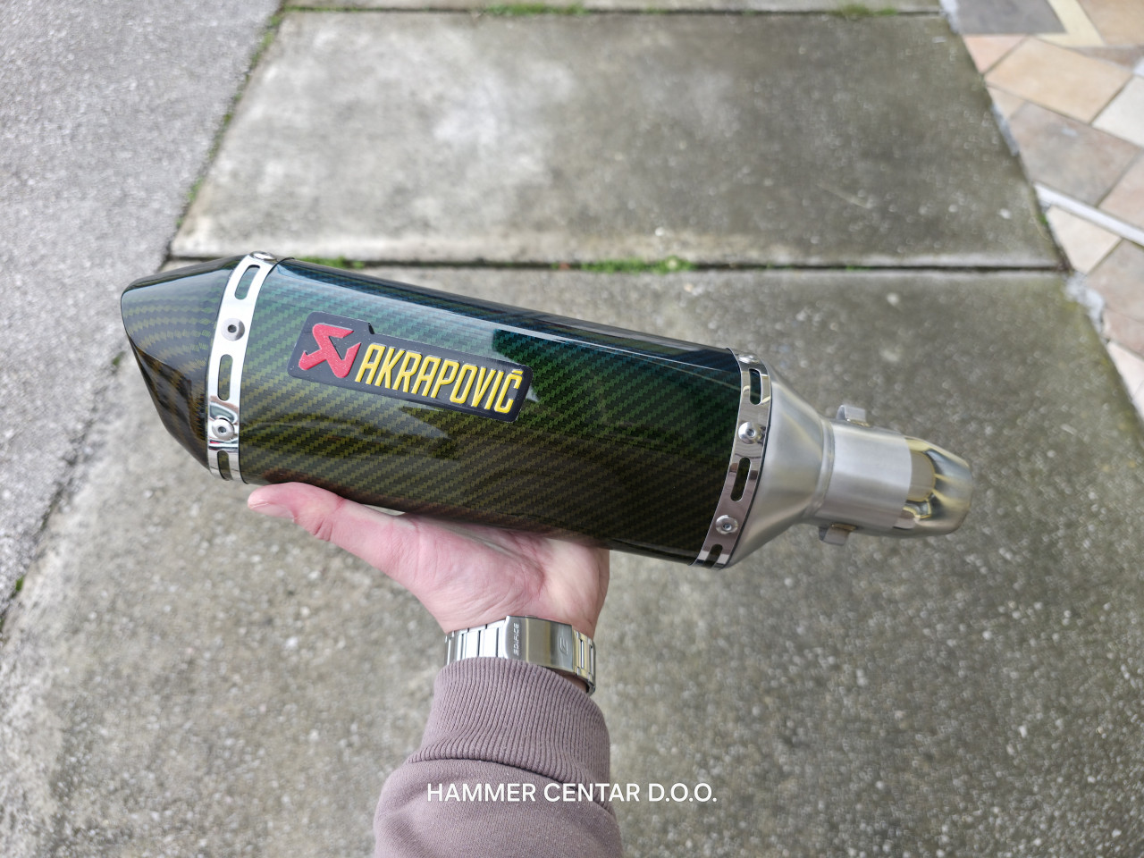 AKRAPOVIC AUSPUH ZA MOTOR SKUTER 2T 4T TOP