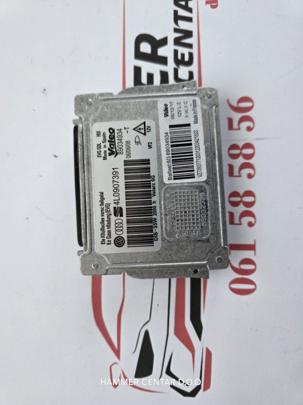 BALAST TRAFO XENON Q7 6G 4L0907391 89034934 VALEO D1R D2R