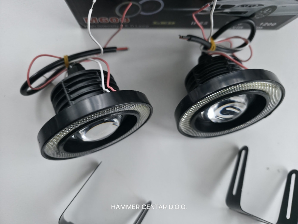89mm UNIVERZALNE MAGLENKE SA SOCIVOM LED BIJELE